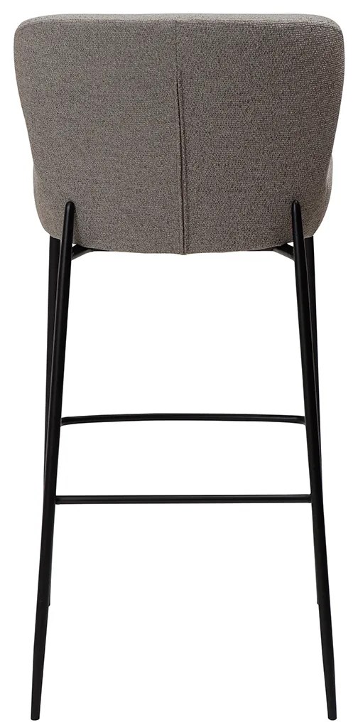 Dan-Form Glam Design Barstoel Boucle Grijsbruin