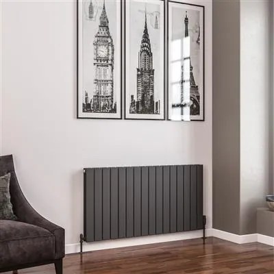 Eastbrook Addington type 20 radiator 120x60cm 1605W staal antraciet