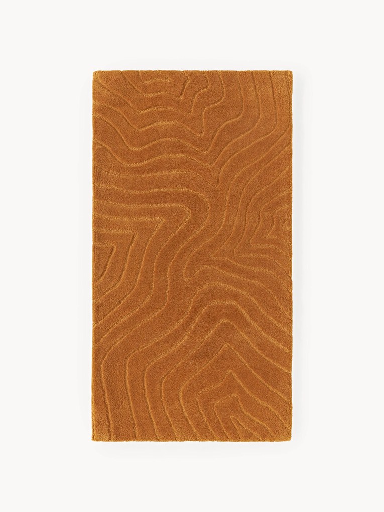 Handgetuft wollen vloerkleed Aaron