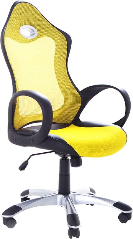 Computerstoel - Burostoel - Bureaustoel - iChair geel