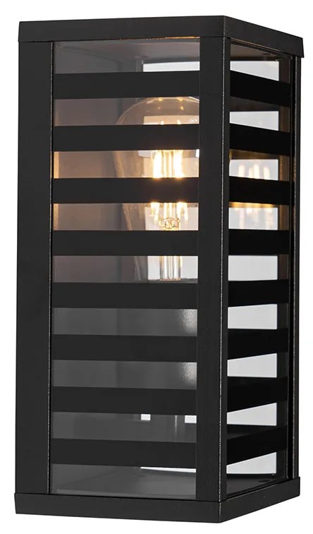Moderne buiten wandlamp zwart 26 cm IP44 - Reims