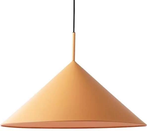 HKliving Metal Triangle hanglamp mat large peach