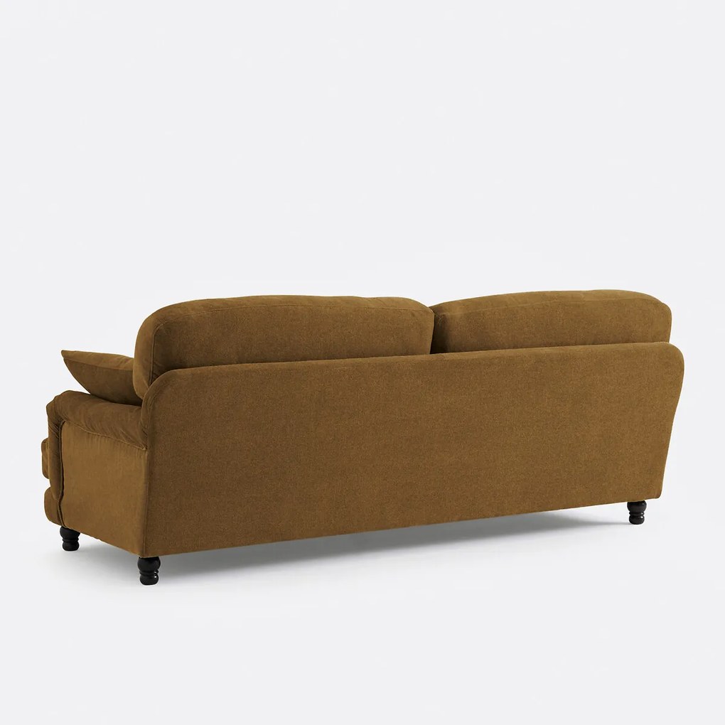 3 of 4-zitsbank van mêlée polyester, Noon