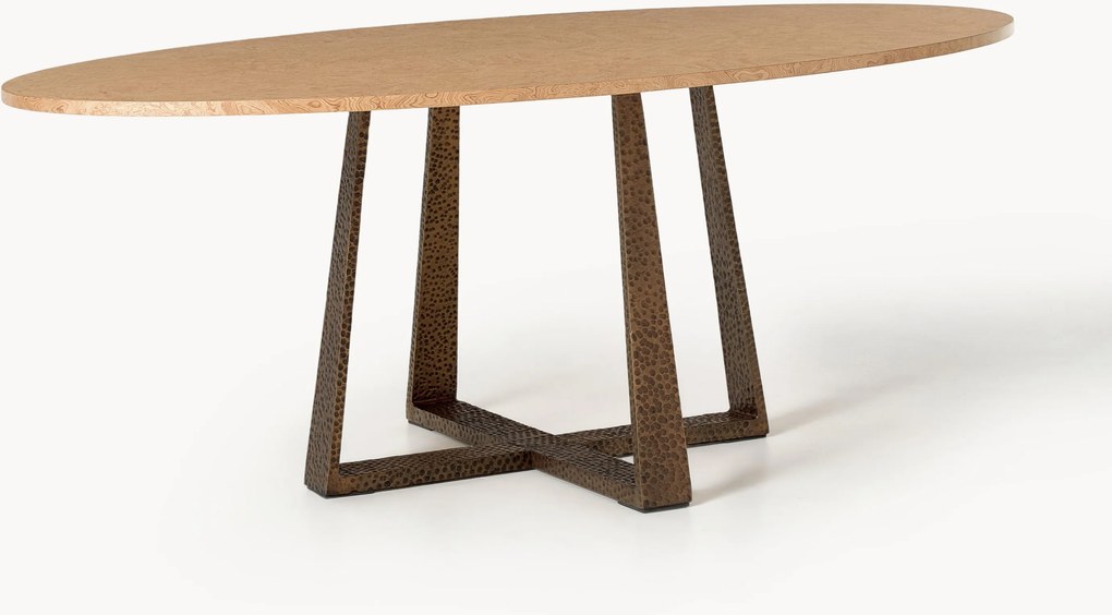 Ovale eettafel Amella, in verschillende formaten
