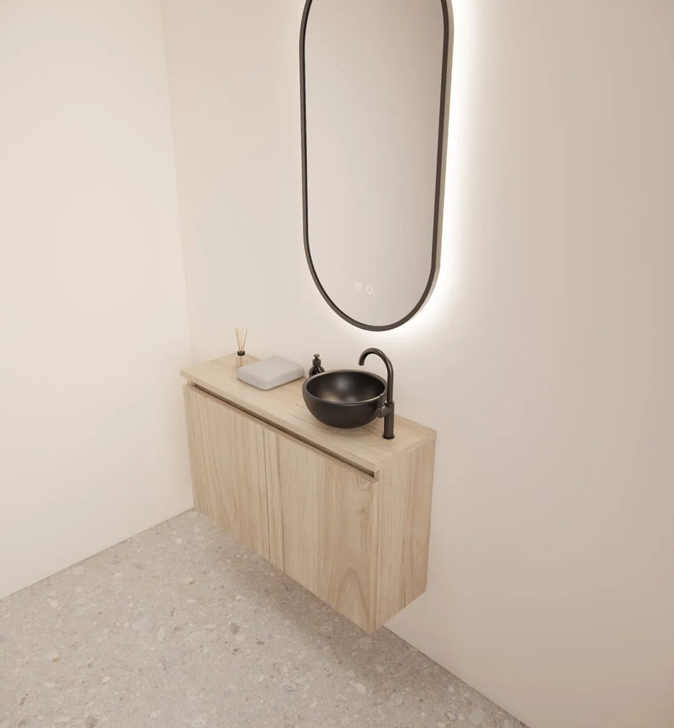 Gliss Design Echo toiletmeubel 80cm kastanje