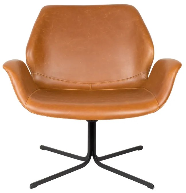 Zuiver Nikki Design Fauteuil Bruin Leer