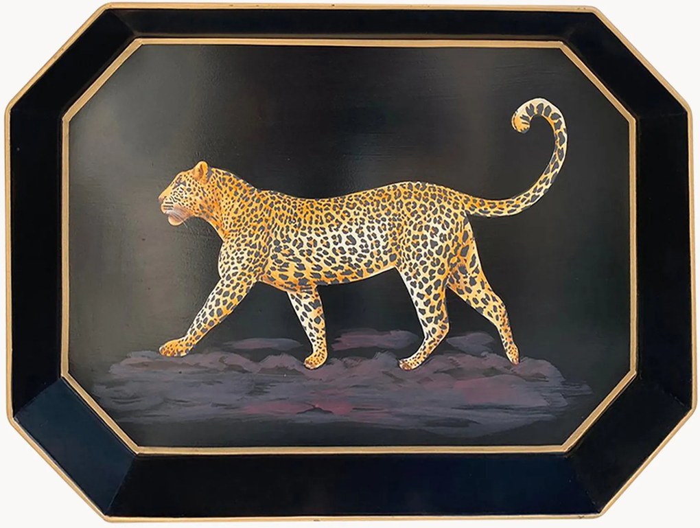 Handbeschilderd decoratief dienblad Flora