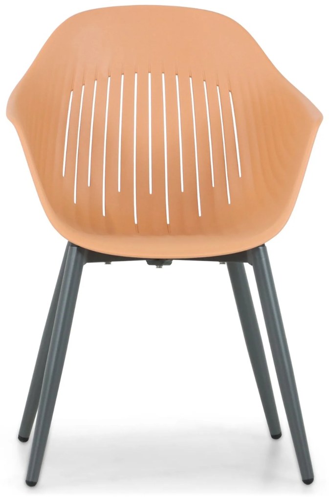 Tuinstoel Kunststof Oranje Lifestyle Garden Furniture Lissabon