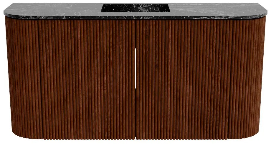 Mondiaz Joya DLux 85cm toiletmeubel ronding links/rechts ruby met wastafel faye midden 1 kraangat lava