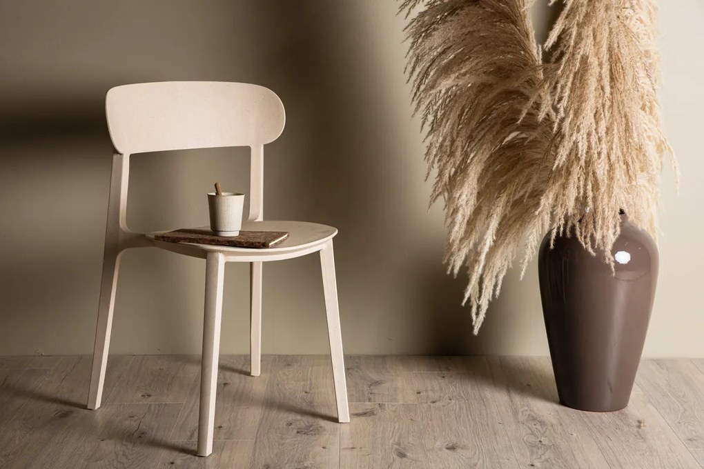 Jörn Eetkamerstoel - Jessica  - Beige - Kunststof - Jörn