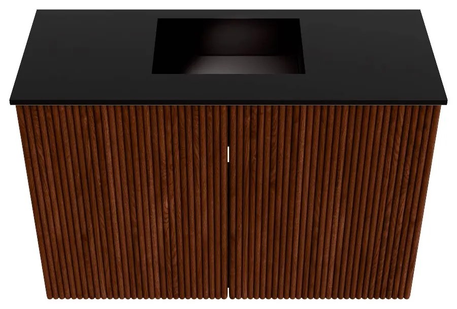 Mondiaz Joya 60cm toiletmeubel ruby met wastafel faye midden 1 kraangat urban