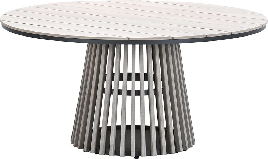 Garden Impressions Annie tuintafel Ø148xH72 - light teak vironwood