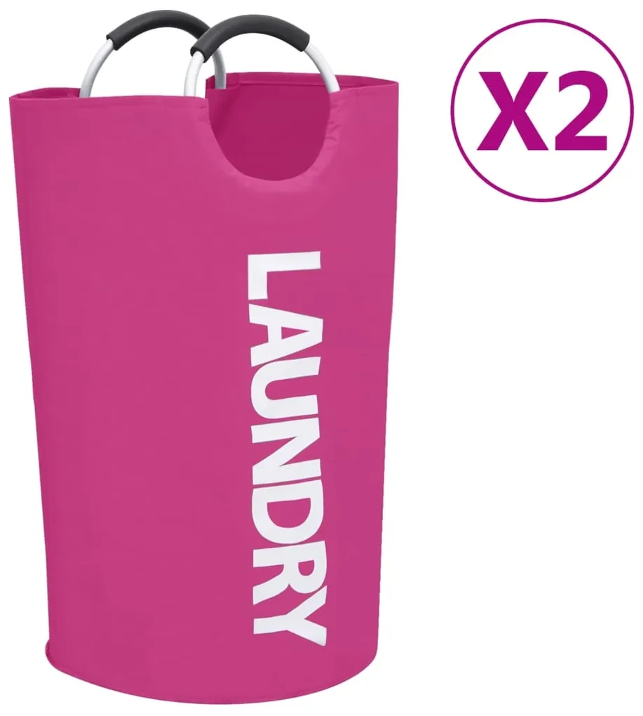 vidaXL Wassorteerders 2 st roze