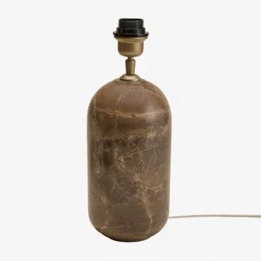 Voet Voor Tafellamp Van Natuurlijk Steen Yalvira Bruin Marmer Emperador - Sklum