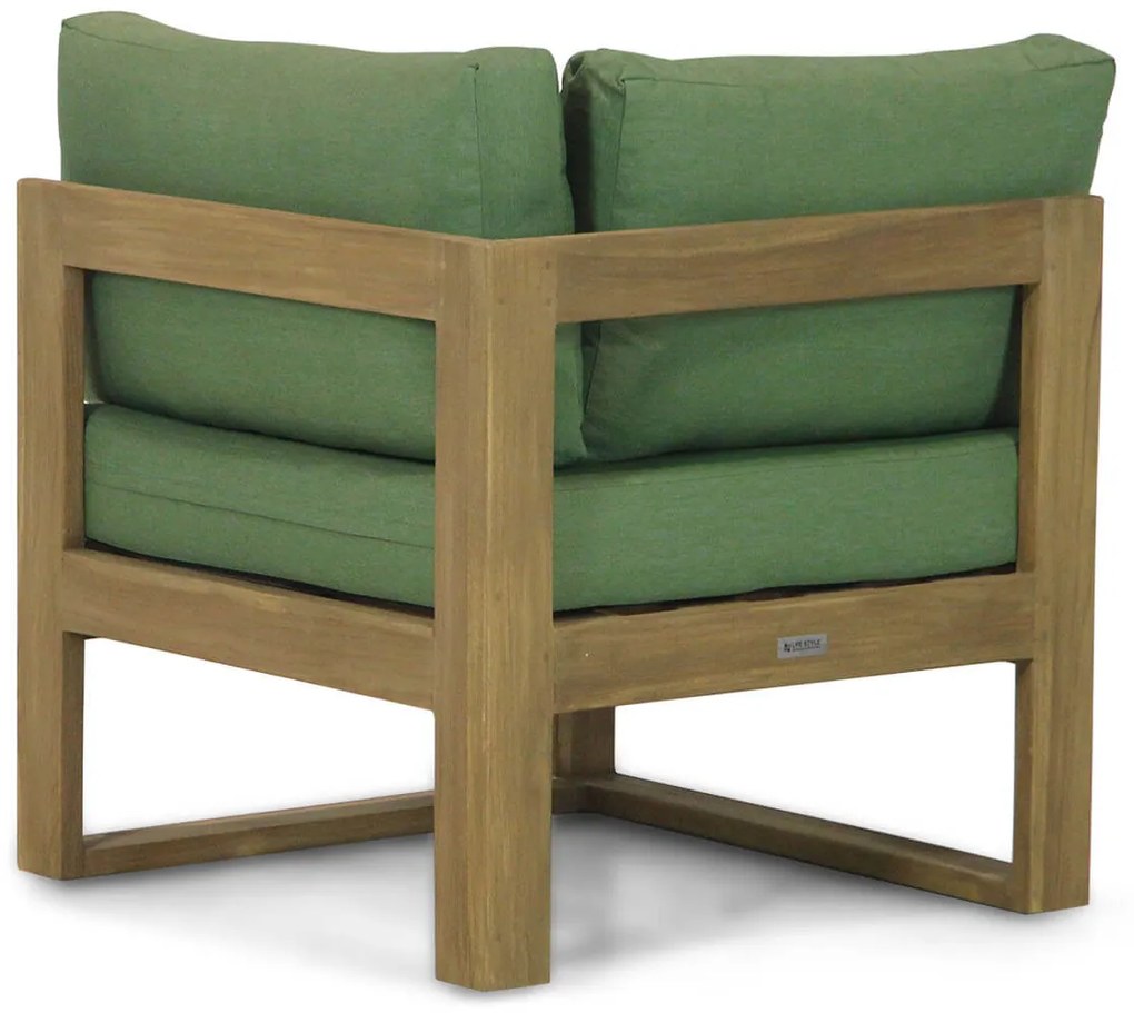 Hoek loungeset  Teak Old teak greywash 5 personen Garden Collections Newbury