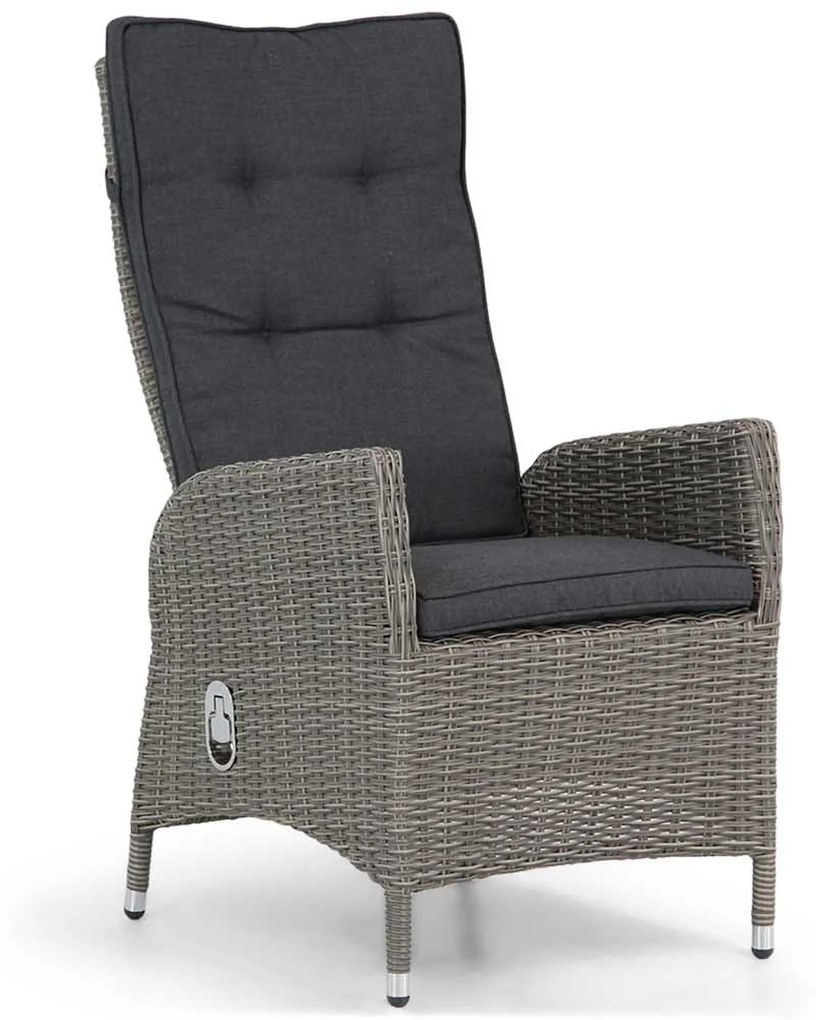 Bistroset 1 persoon  Wicker Grijs Garden Collections Lincoln