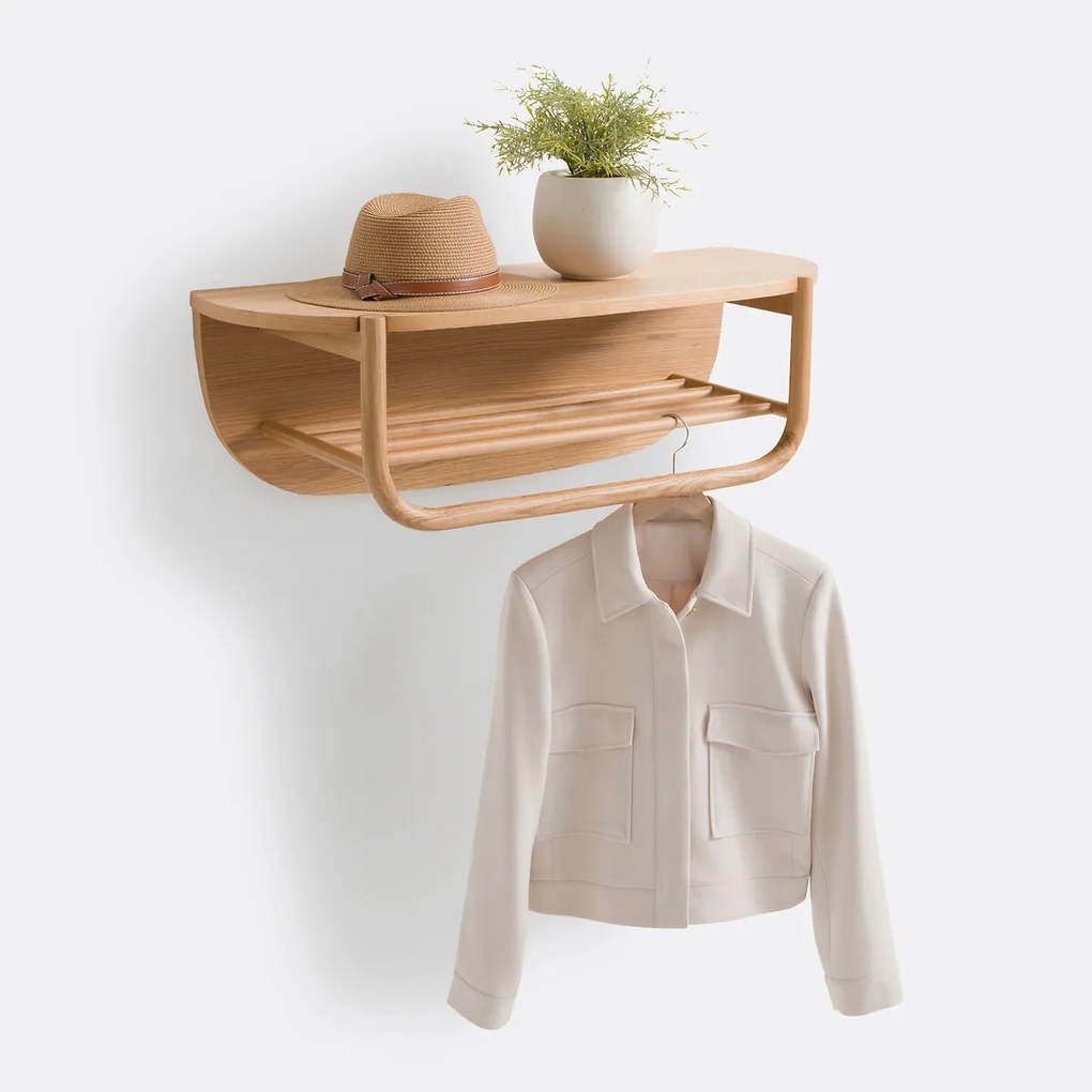 Wandrek van eikenhout en fineer, Jucca