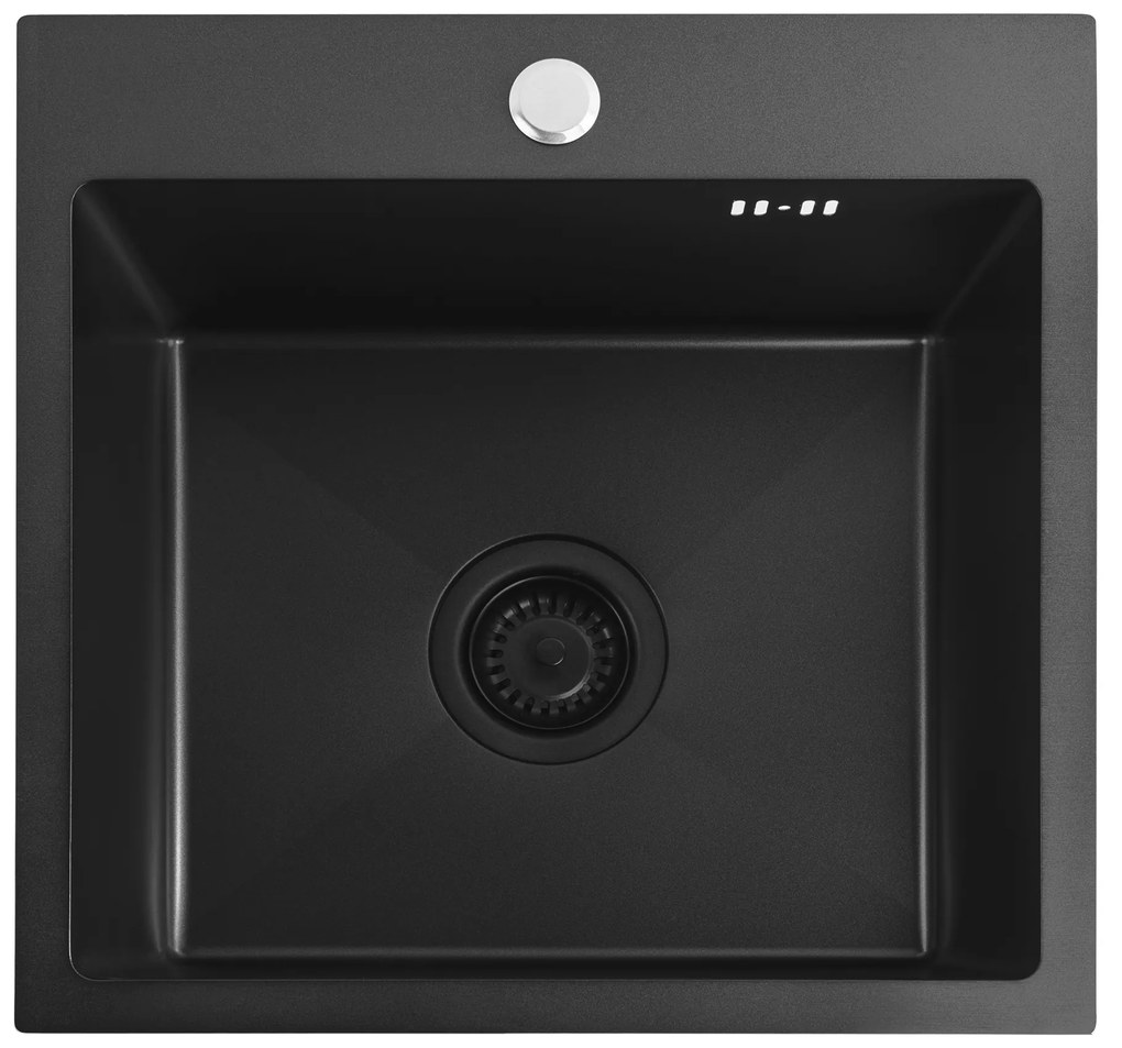 Stalen spoelbak Leo 40 Black