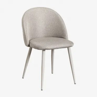 Kana Deluxe Eetkamerstoelen Set Van 2 Grijs – Taupe – Koel & Linnen Bruin - Mokka - Sklum