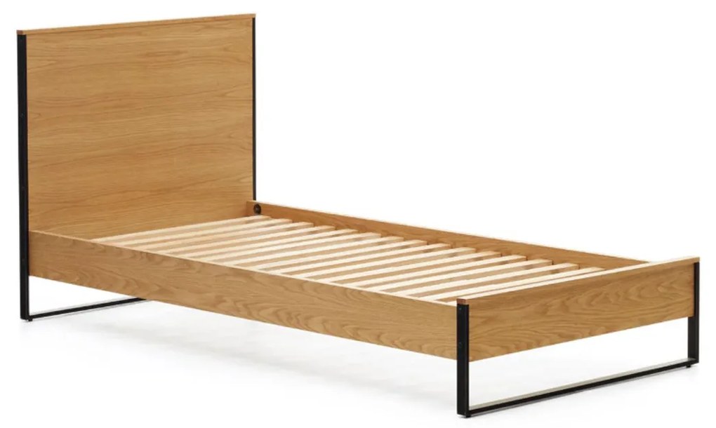 Kave Home Taiana Design Bedframe Eikenhout Fineer 90 Cm