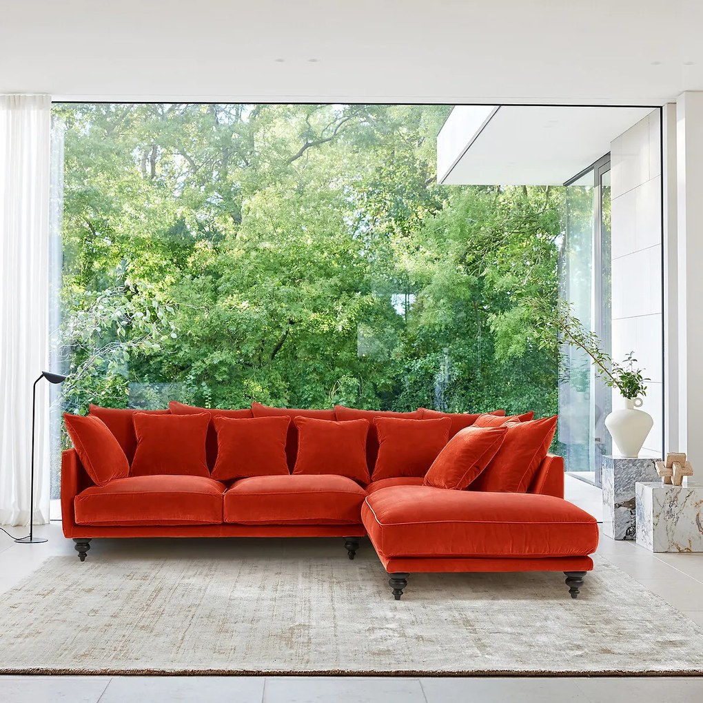 Fluwelen hoekbank, LAZARE