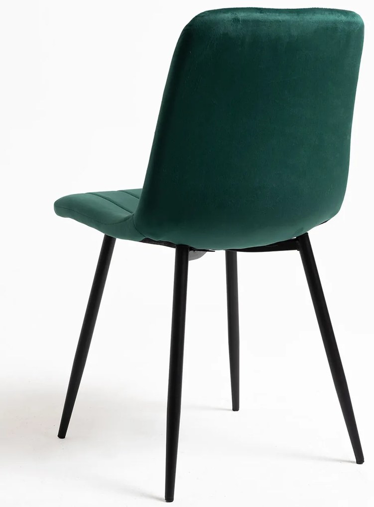 Fluwelen Miller Black Stoel