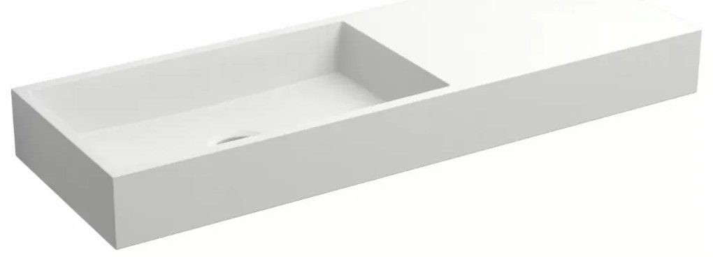 Clou Mini Wash Me fontein solid surface rechts 56cm wit mat