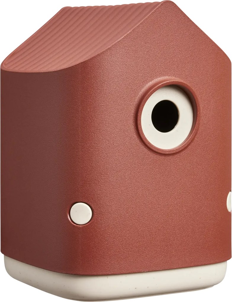Elho Cosy Bird House 18cm - Toscaans Rood - Voor 11+ Soorten - 100% Gerecycled