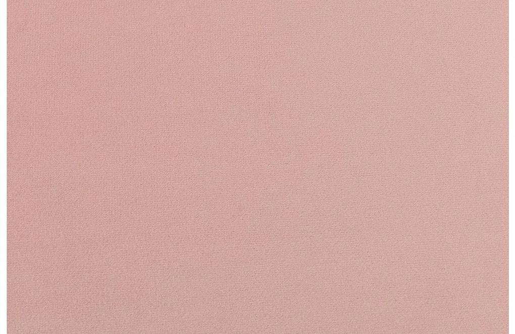 Goossens Bank Ragnar roze, stof, 3,5-zits, modern design