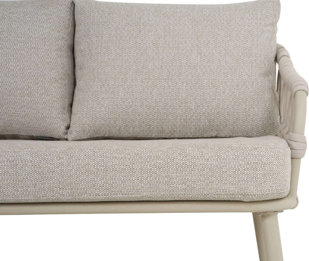 Stoel en Bank Loungeset 5 personen Rope Zand/Beige Coco Oliva