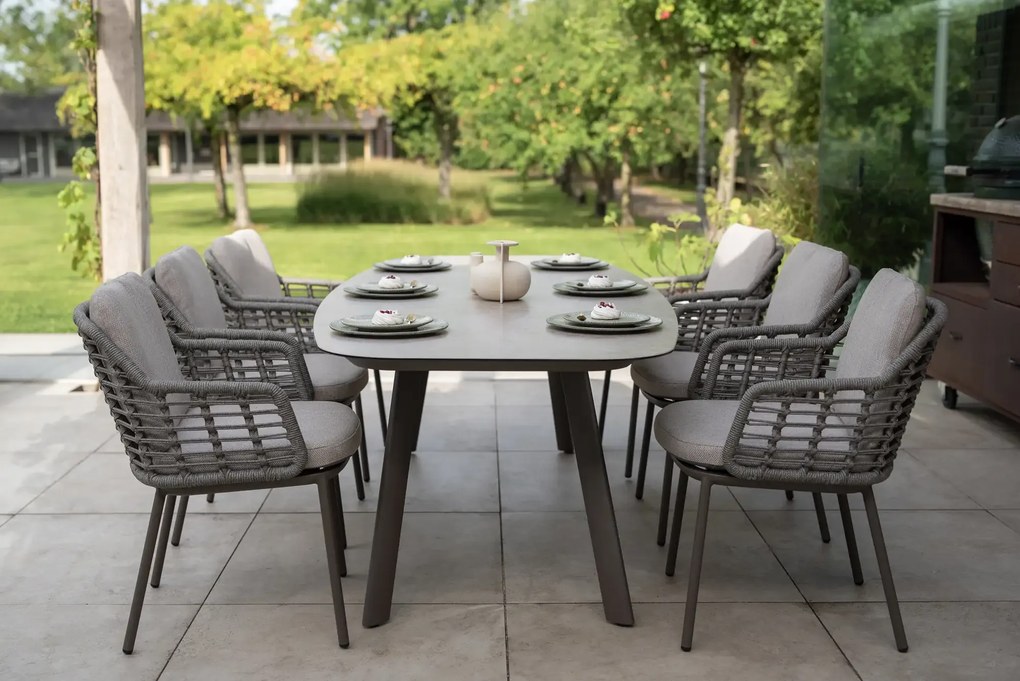 Taste by 4 Seasons Puglia tuinstoel terre SALE Tuinstoel bruin weerbestendig