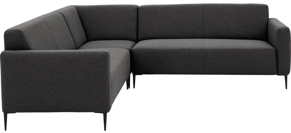 Goossens  Key West grijs, stof, 2,5-zits, modern design