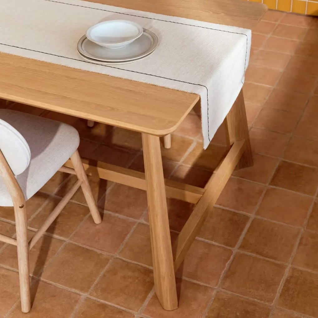 Kave Home Idun Eiken Design Eettafel 220 X 100 Cm - 220 X 100cm.