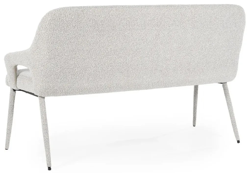 By-Boo Bench Fika Scandinavische Eetkamerbank Met Armleuning Beige