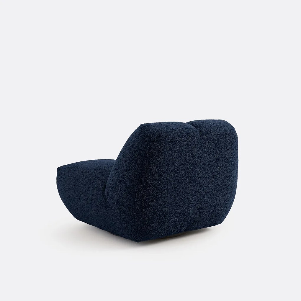 Draaifauteuil, dikke badstof, Nuria