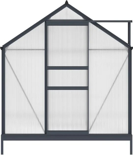 Azalia aluminium serre 1,9 x 3,1 m CoverTech antraciet