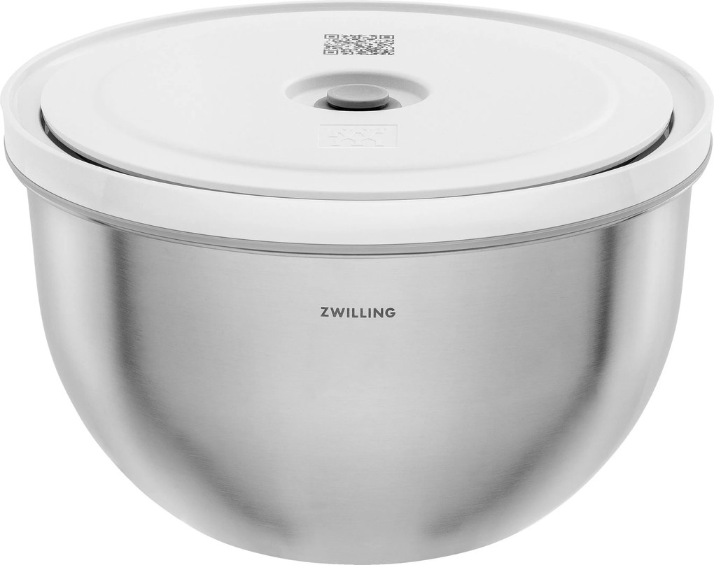 ZWILLING Fresh & Save BOWLS Vacuümkom L / 24 cm, Roestvrij staal, Zilver - Fresh & Save BOWLS - ZWILLING