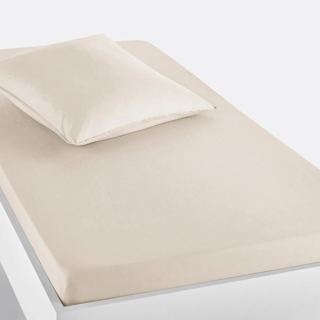 Effen hoeslaken in gewassen katoen, Scenario