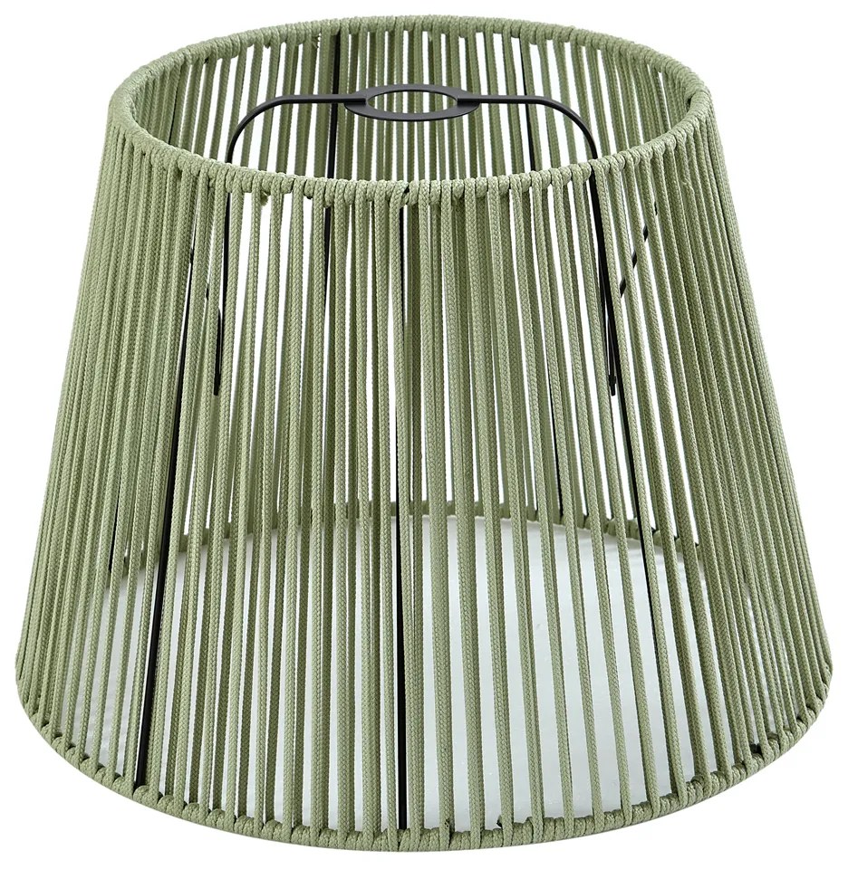 Buiten lampenkap met groen touw IP54 40/28/30Japandi IP54 rond