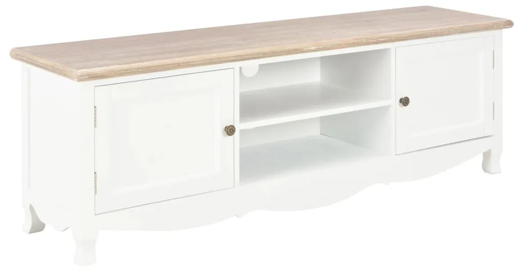 vidaXL Tv-meubel 120x30x40 cm hout wit