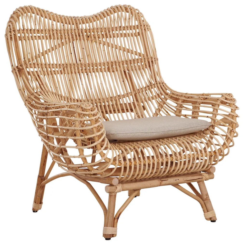 Must Living Cefalu Rieten Rotan Fauteuil Boho
