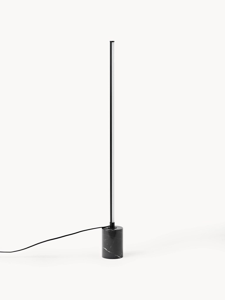 LED vloerlamp Shelby met marmeren voet