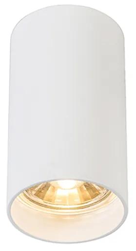 Moderne Spot / Opbouwspot / Plafondspot wit 5,5 cm - Tuba Design, Modern GU10 cilinder / rond Binnenverlichting Lamp