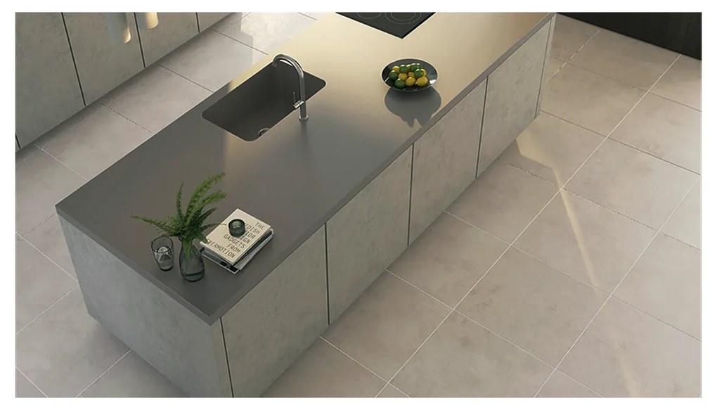 Vloertegel 100x100 Cm Betonlook Ariel Ivory NR13