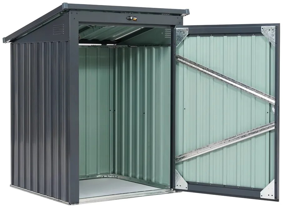 Opbergvak voor afvalemmer 1 x 240l Hamilton StoreBoss antraciet