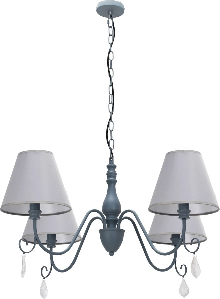 Hanglamp met APP991-4CP-kristallen