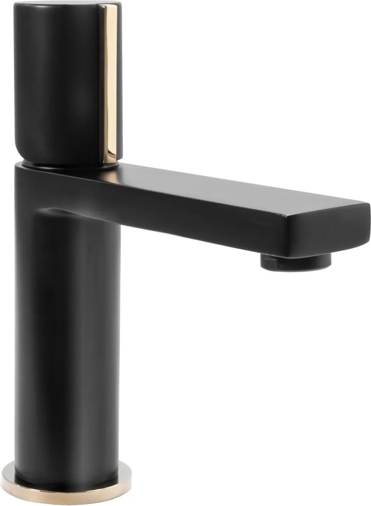 Wastafelkraan Rea Icon Black/Gold Low