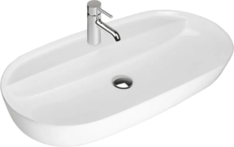 Mexen Adel opbouw wasbak 80 x 40 cm, wit - 22168000