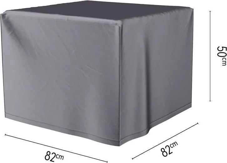 Platinum Aerocover vuurtafelhoes - Ademende hoes voor vuurtafels 82 x 82 x H50cm