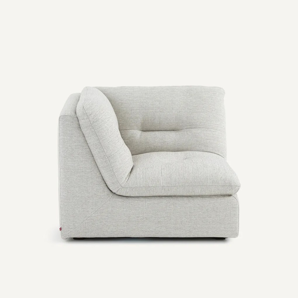 Modulaire 90° hoek in gerecycled katoen, GIULIANO